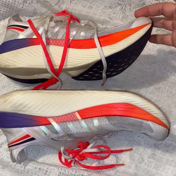 Saucony Women's Athletic Shoes with hot orange/pink and Purple Highlights - Picture 7 of 7